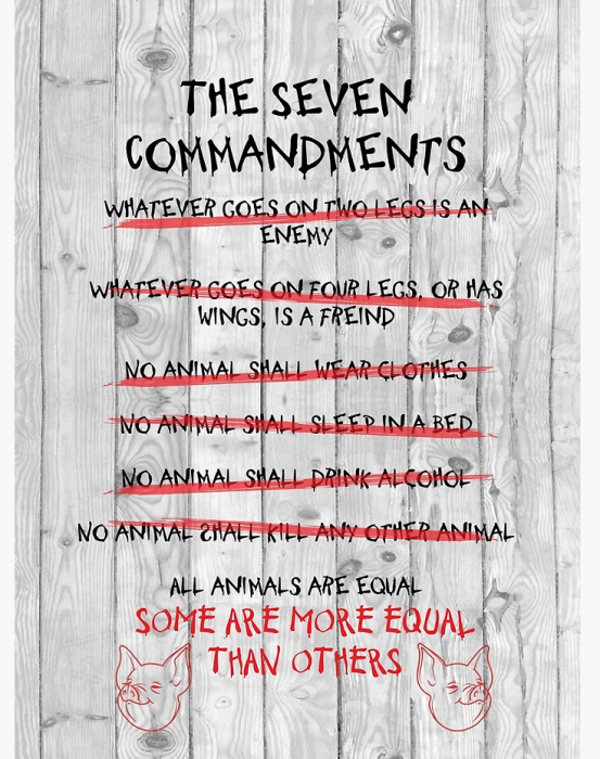 Animal Farm Commandments.png
